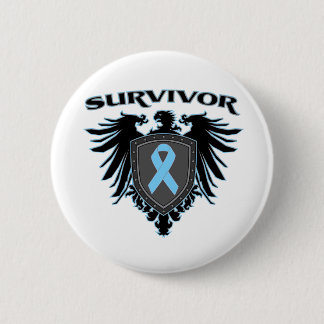Prostate Cancer Survivor Crest 2 Inch Round Button