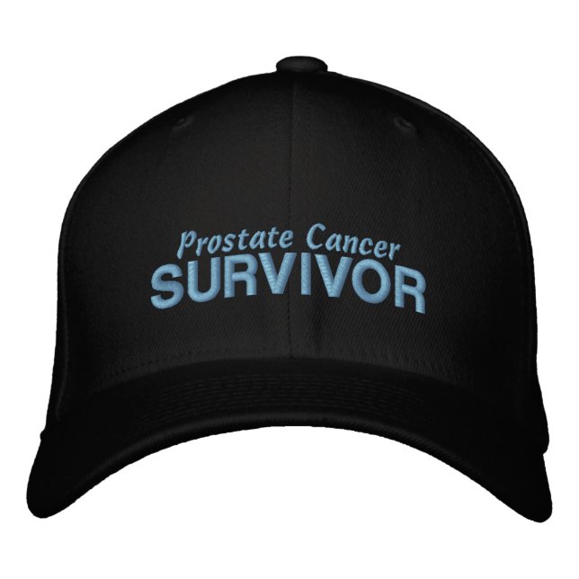 Prostate Cancer Survivor Embroidered Hat (Front)