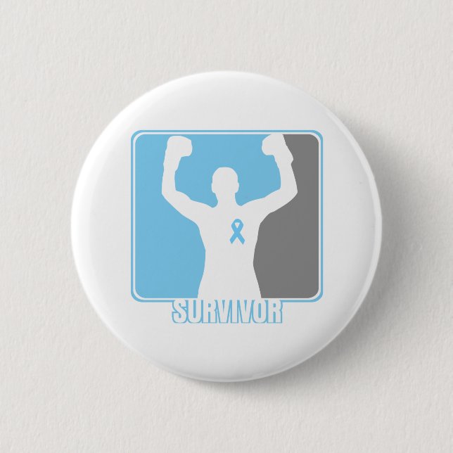 Prostate Cancer Winning Survivor 2 Inch Round Button (Front)