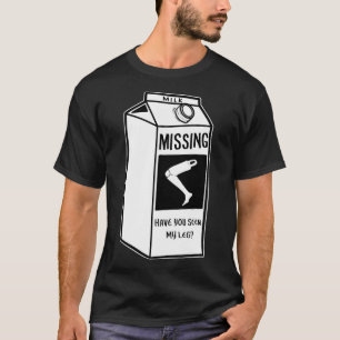 Prosthetic Leg Missing Disabled Person Gift T-Shirt