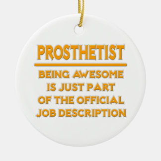 Prosthetist .. Official Job Description Ceramic Ornament