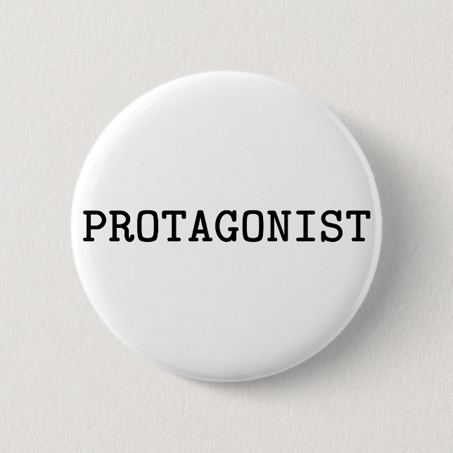Protagonist 2 Inch Round Button (Front)