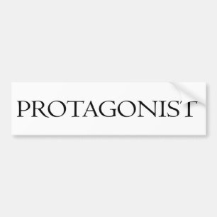 Protagonist Bumper Sticker