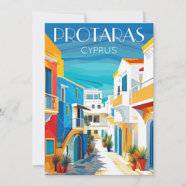 Protaras cyprus - eastern Cyprus Holiday Card (Front)