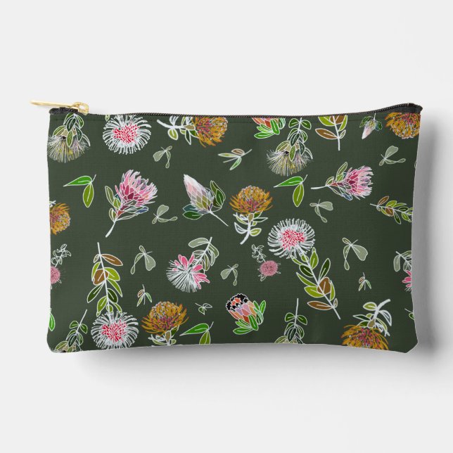 Protea Botanical Toiletry Cosmetic Bag (Front)