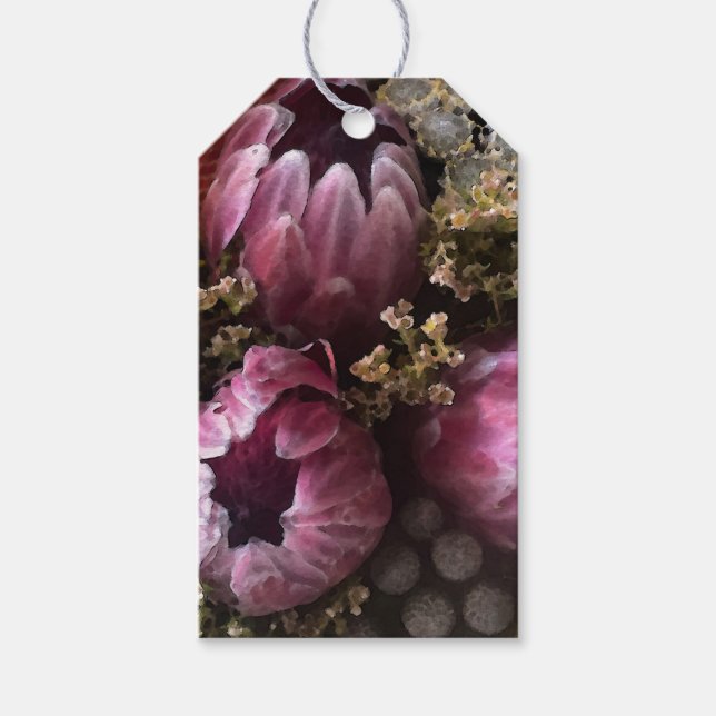 Protea Bouquet Gift Tags (Front)