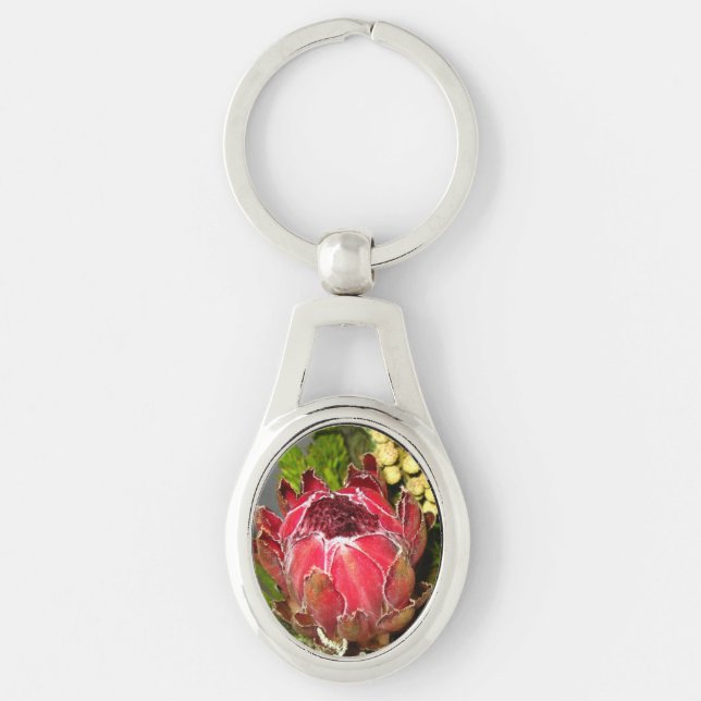 Protea Bouquet Keychain (Front)