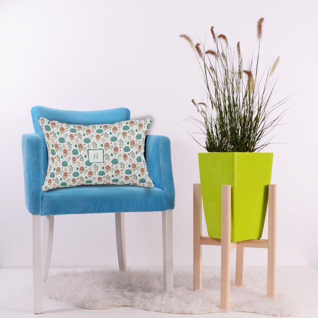 Protea Flower Desert Floral beige Pattern  Accent Pillow (Creator Uploaded)