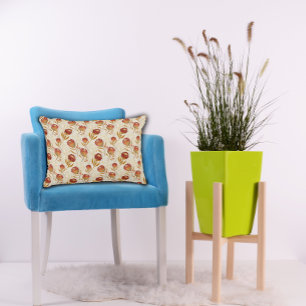 Protea Flower Desert Floral pink Pattern Accent Pillow