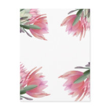 Protea flower invitation