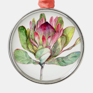 Protea Flower Metal Ornament