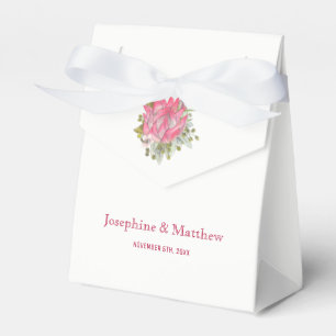 Protea Flower Wedding Favor Box