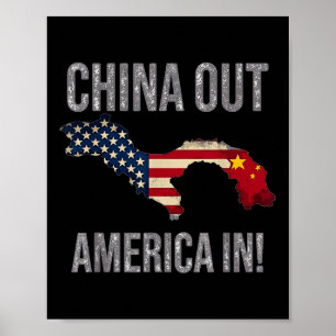 Protect America - Panama Canal - China Out - Panam Poster