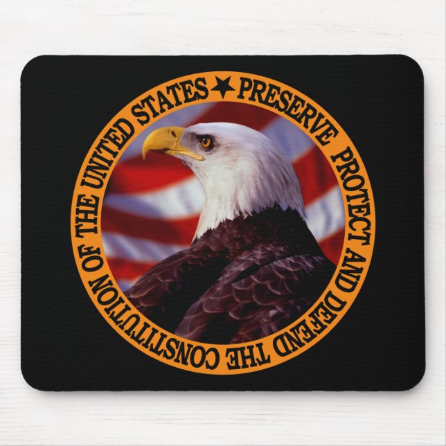 Protect And Defend Mouse Pad (Front)