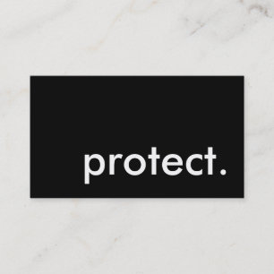 protect. business card