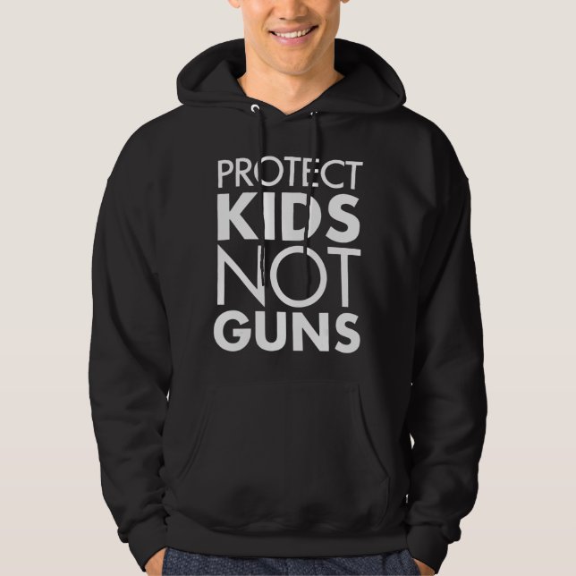 Protect Children Not Guns Enough End Stop Gun Viol Hoodie (Front)