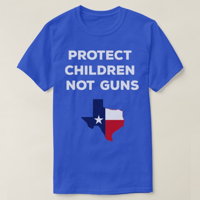 Protect Children Not Guns T-Shirt (Design Front)