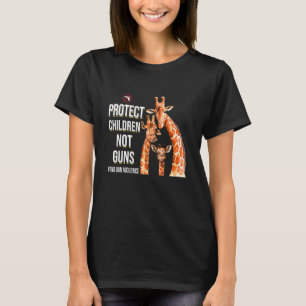 Protect Children Not Guns Wear Orange Gun Violence T-Shirt