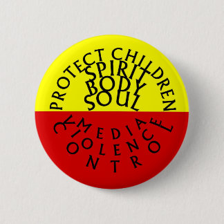 Protect Children SpiritBodySoul Eng 2 Inch Round Button