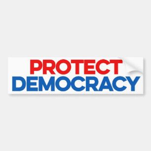 Protect Democracy Bumper Sticker