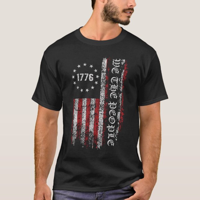 Protect Democracy Vote Blue T-Shirt (Front)