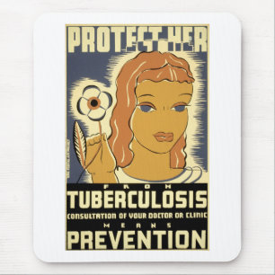 Protect Her From Tuberculosis Mouse Pad