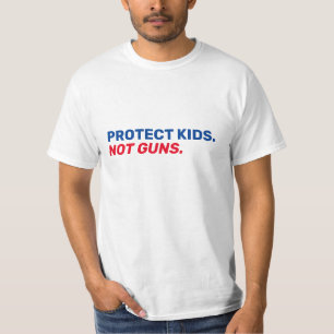 Protect kids Not guns red white and blue election T-Shirt