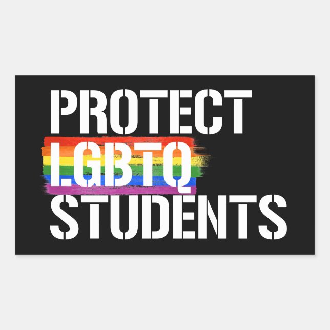 Protect LGBTQ Students Sticker (Front)