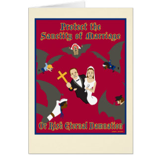 Protect Marriage Blank Card