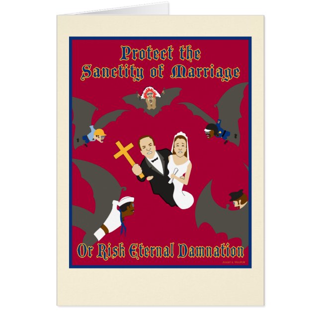 Protect Marriage Blank Card (Front)