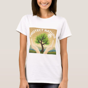 Protect Nature - Mystical Tree of Life Design T-Shirt