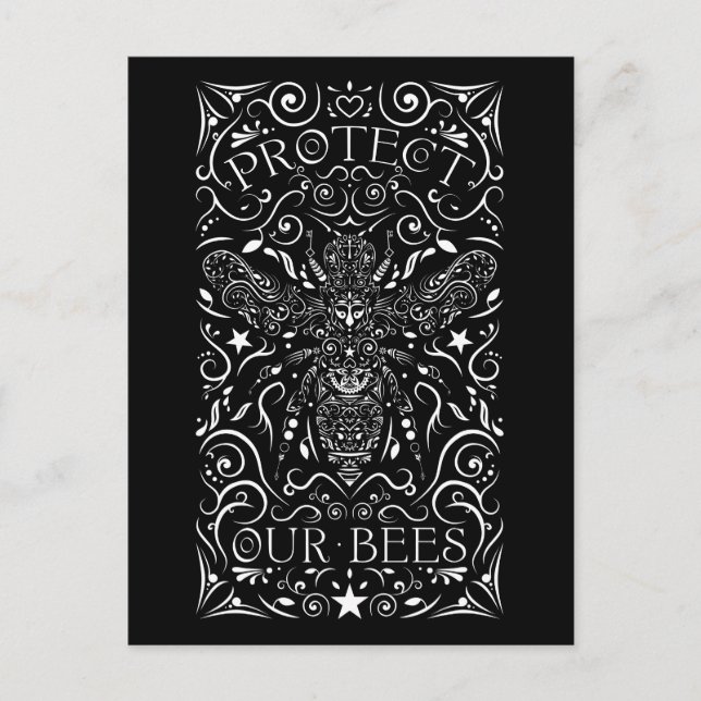 protect our bees postcard (Front)