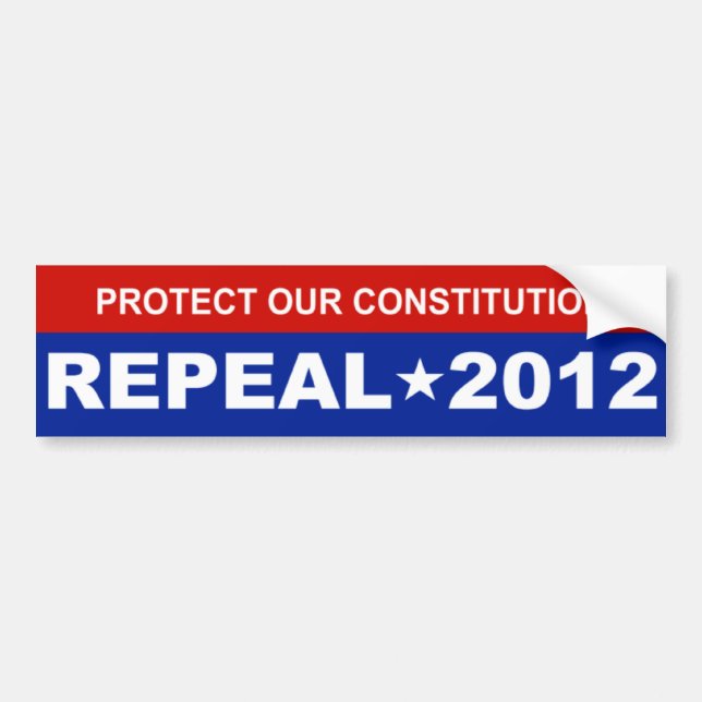 Protect our Constitution Bumper Sticker (Front)