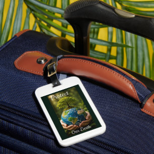 Protect Our Earth Luggage Tag