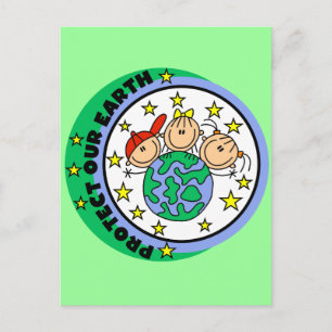 Protect Our Earth Tshirts and Gifts Postcard