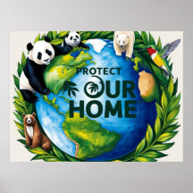 Protect Our Home’ Viral Eco-Friendly Globe Art