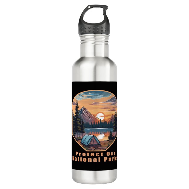 Protect our National Parks 710 Ml Water Bottle (Front)