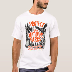 Protect Our National Parks Funny Bigfoot Ghost T-Shirt
