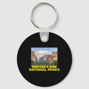 Protect Our National Parks - Hiking Premium Keychain
