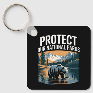Protect Our National Parks Keychain