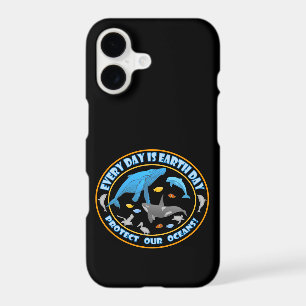 Protect Our Oceans Earth Day iPhone Case