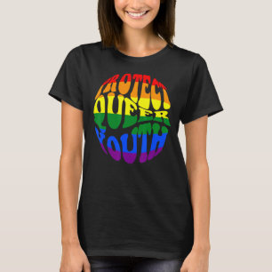 Protect Queer Youth Gay Pride Lgbt Support Queer P T-Shirt