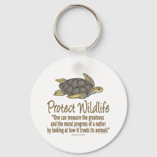 Protect Sea Turtles Keychain