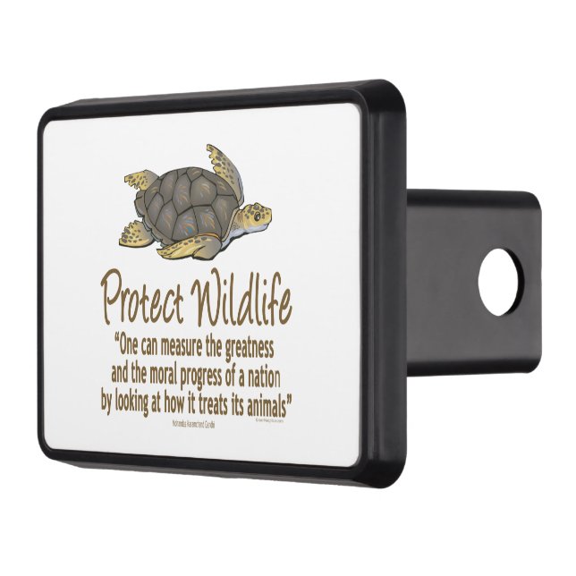 Protect Sea Turtles Trailer Hitch Cover (Left)