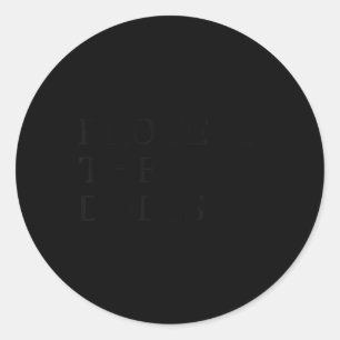 Protect The Dolls _6 Classic Round Sticker