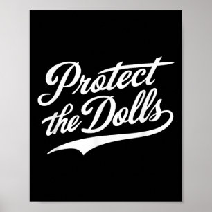 Protect The Dolls - Trans Women Solidarity Retro C Poster