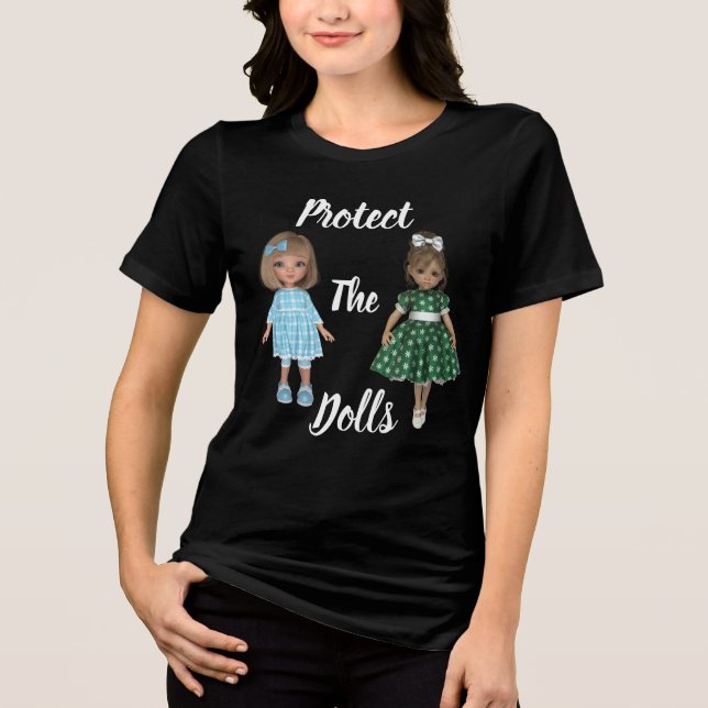Protect The Dolls Tri-Blend Shirt (Front)