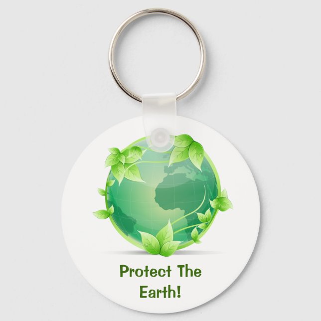 Protect The Earth Keychain (Front)