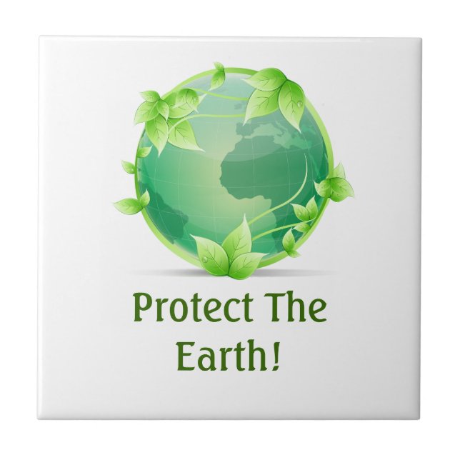 Protect The Earth Tile (Front)