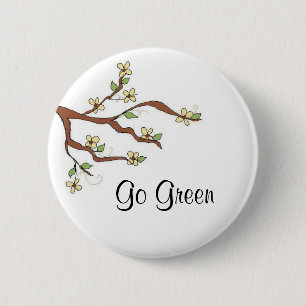 Protect the Environment 2 Inch Round Button
